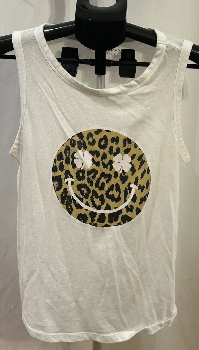 Lucky Brand Smiley Face Tank Top Women's size S